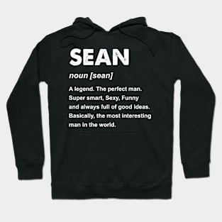 Mens Sean Name Gift design Hoodie